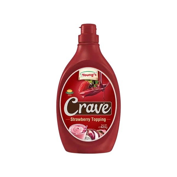 Young’s Crave Strawberry Topping 300ml